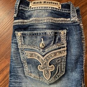 Women’s Rock Revival jeans mid rise skinny size 31